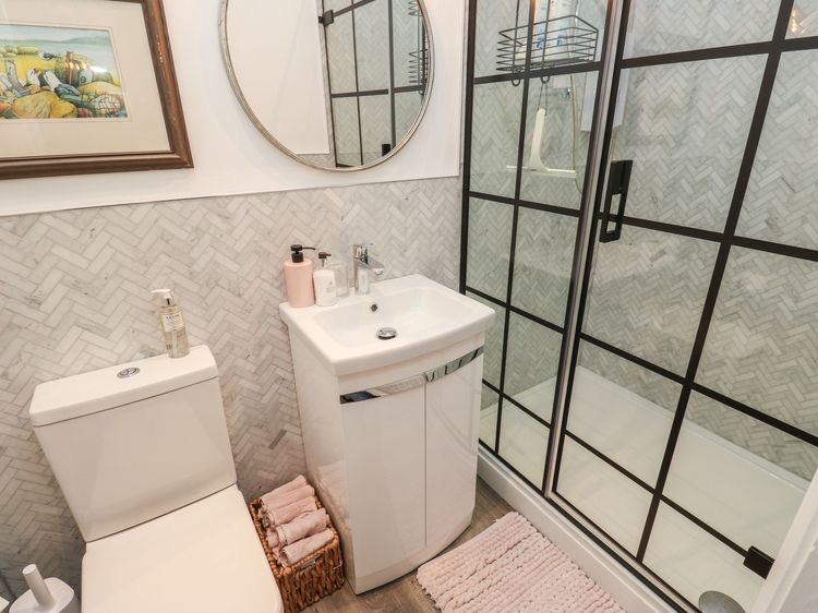 Bathroom with walk-in shower